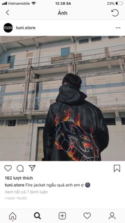 ⭕️Áo Khoác Dù Jacket Fire