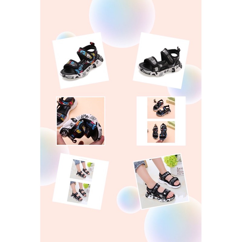 Dép sandal bé trai và bé gái cao cấp - Dép quai hậu chống trơn chống vấp cho bé