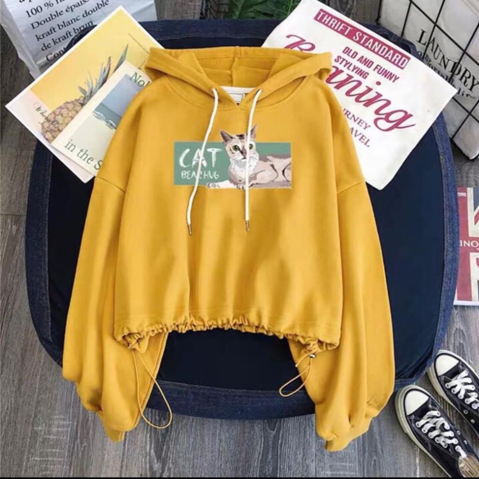 Áo crt mèo dài tay dây rút | BigBuy360 - bigbuy360.vn