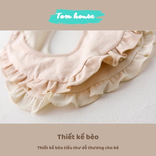 Yếm Tiểu Thư Cho Bé Gái Cotton Organic An Toàn Cho Bé