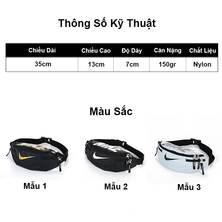 Túi bao tử nam nữ ZADA phong cách thời trang đeo bụng vải canvas chống nước