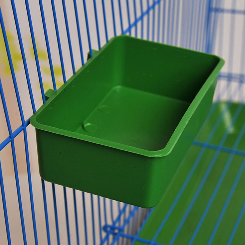 Tô Nhựa Đựng Thức Ăn Nước Có Móc Treo Dành Cho Chim Budgeriga