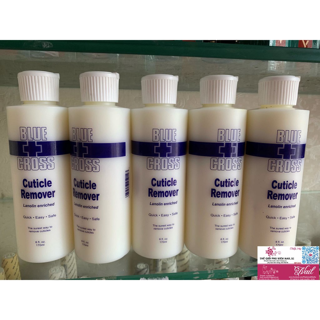 Kem Làm Mềm Da Chuyên Dụng Không Cần Ủ Blue Cross Cuticle Remover 170ml