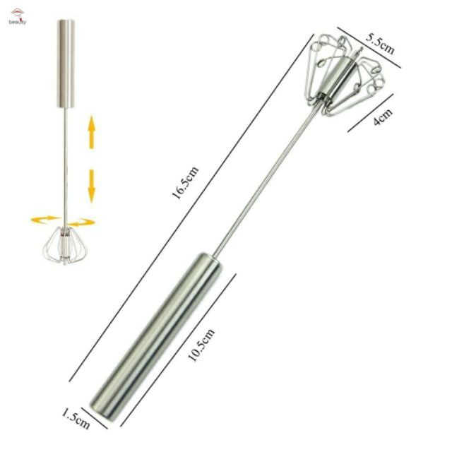 {Giá sỉ} Dụng cụ đánh Trứng, Khuấy cà phê, trộn bột cầm tay inox 3 in1