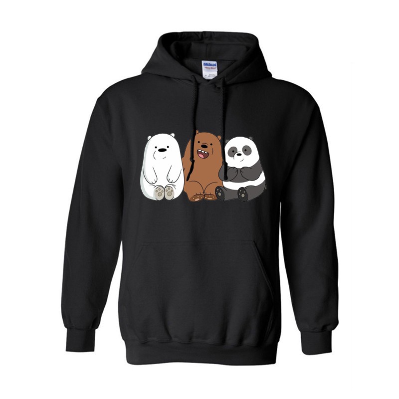 Áo Hoodie In Hình We Bare Bears Thời Trang Năng Động