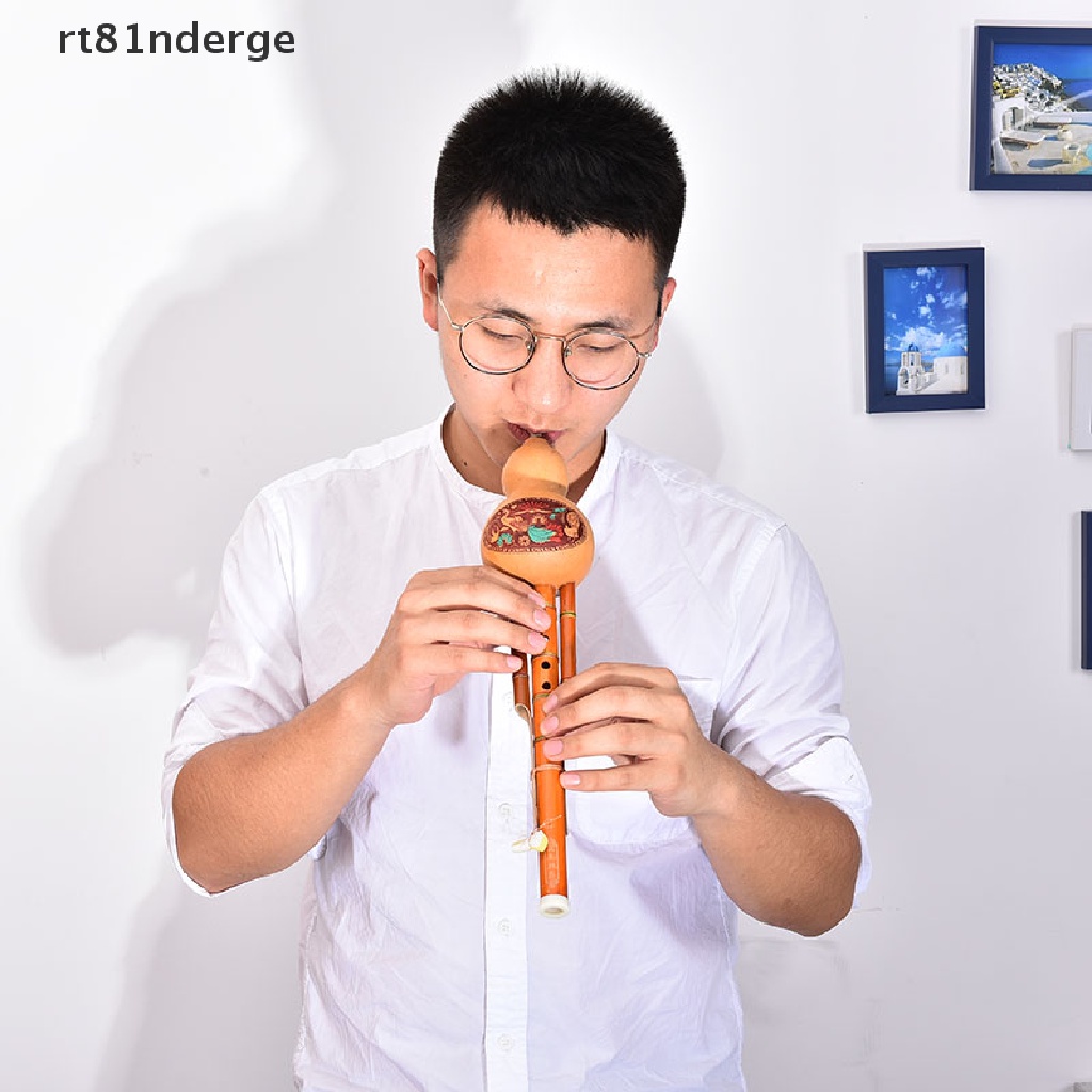 【ge】 profeesional chinese hulusi gourd cucurbit flute c key ethnic instrument .