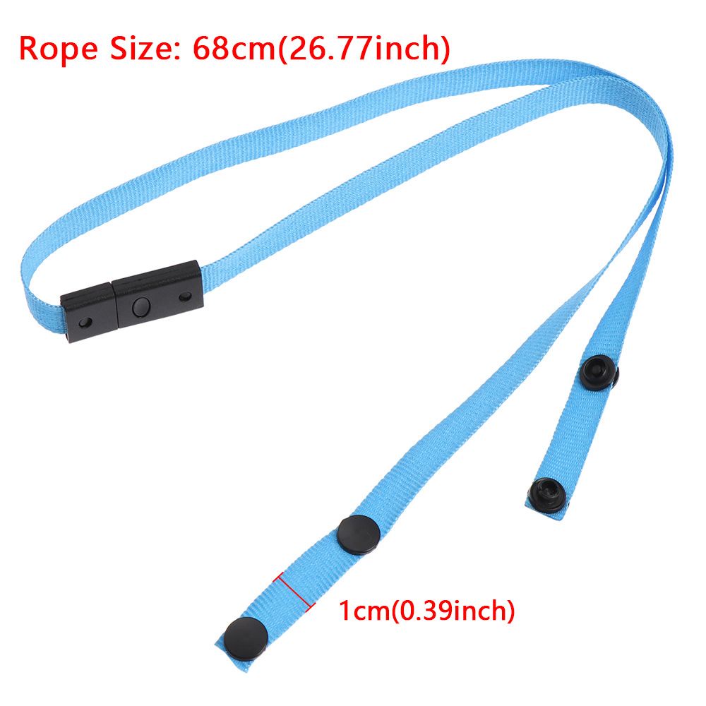 Dây đeo khẩu trang chống mất lạc nhẹ có khóa điều chỉnh bảo vệ an toàn cho bé nhiều màu tùy chọn