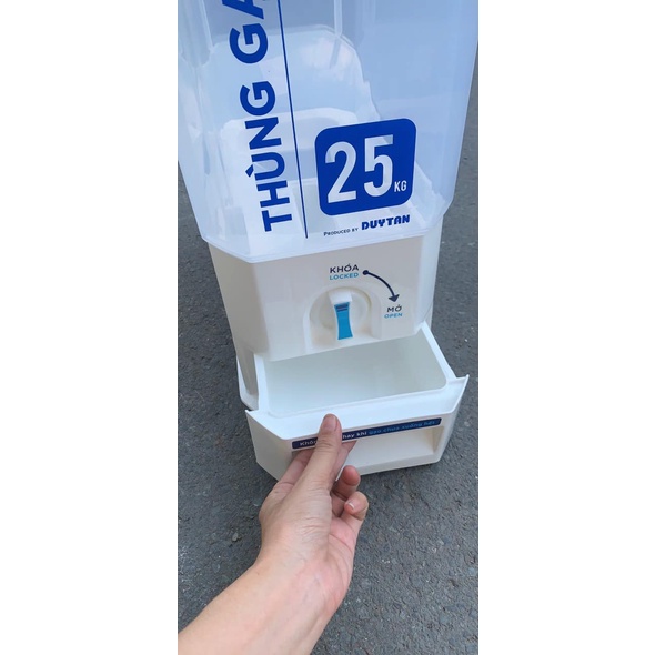 Thùng đựng gạo thông minh hàng cao cấp Duy Tân 15kg/25kg