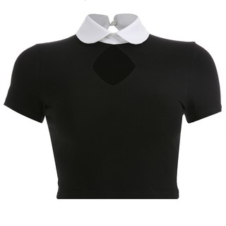 Áo White Collar Little Top
