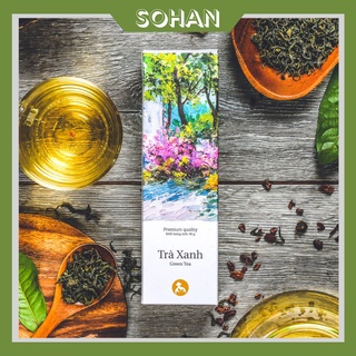 Trà Xanh Lon Thiếc 90g Thơm Ngon Không Chất Bảo Quản - Sohan Food