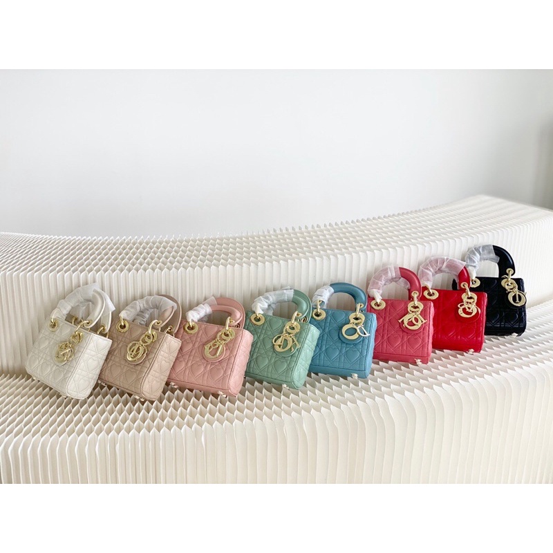 Túi xách đeo chéo size nhỏ siêu xinh thương hiệu Dior CD da thật cao cấp nhiều màu