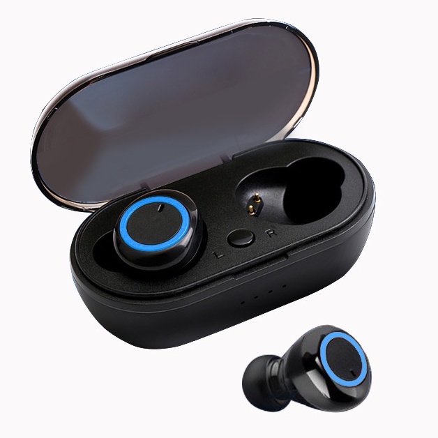 Tai nghe Bluetooth Hitoor HY50 dual-pass 5.0 stereo thể thao không dây cảm ứng 1 chạm
