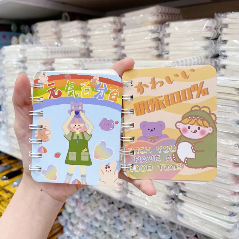 Sổ tay mini A7 nhiều hình