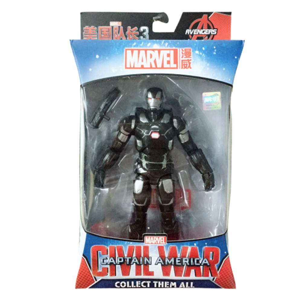 Mô hình nhân vật War Machine trong phim Avenger của Marvel - Có đế trưng bày