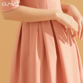 Đầm cổ tròn cúp ngực DA726 GUMAC