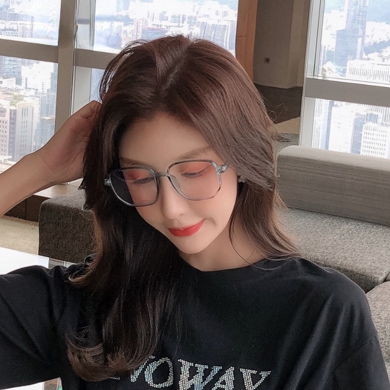 Mắt Kính Gọng Vuông Trong Suốt Chống Ánh Sáng Xanh Thời Trang Hàn Quốc