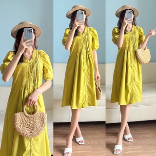 Váy thô cốm dập li ngực