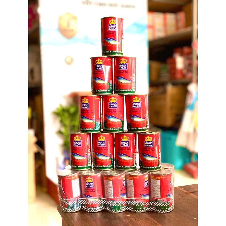 10 HỘP CÁ MÒI SỐT CÀ THÁI LAN (HỘP 87G)