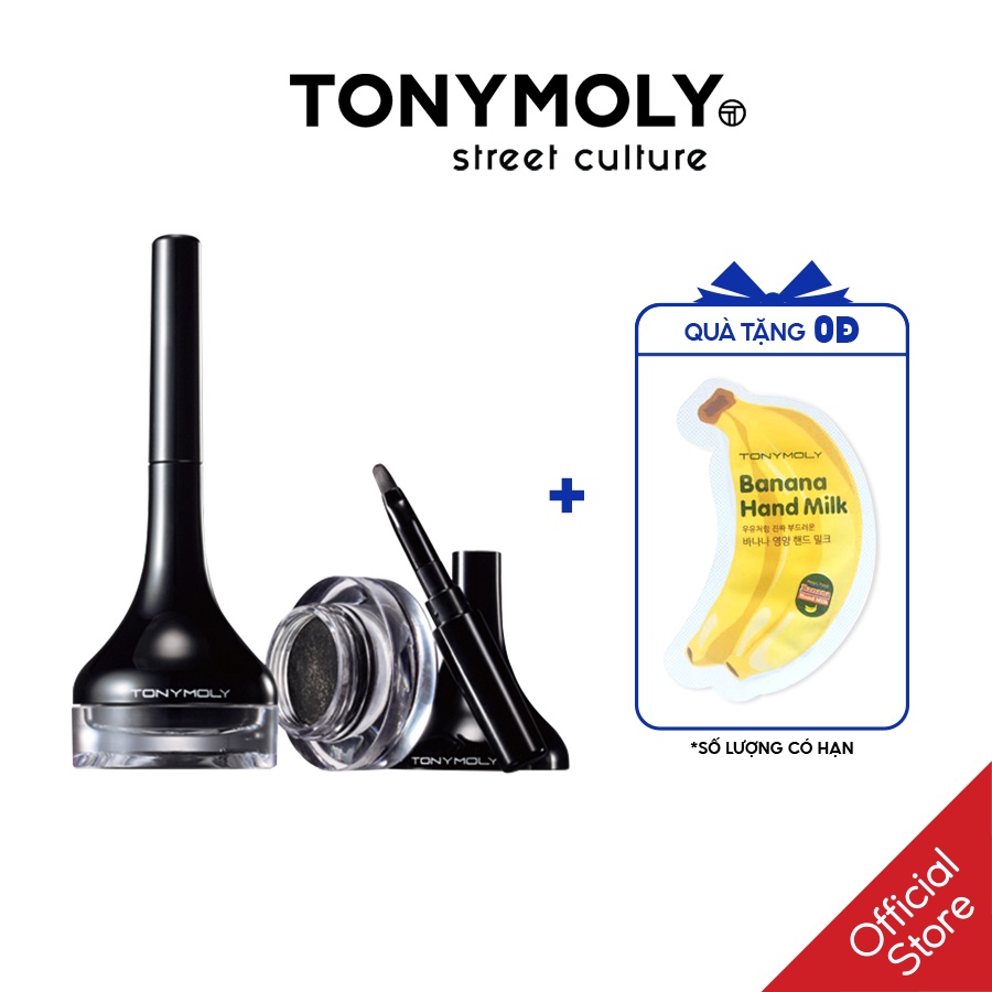Gel Kẻ Mắt Chống Lem, Trôi TONYMOLY Back Gel Eyeliner 4g