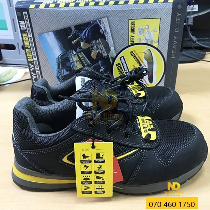 Hàng Chính Hãng -  Giày Bảo Hộ Safety Jogger Turbo S3 Chịu Nhiệt Độ Cao Kiểu Dáng Thể Thao Hình Thật - Bảo Hành 6 Tháng