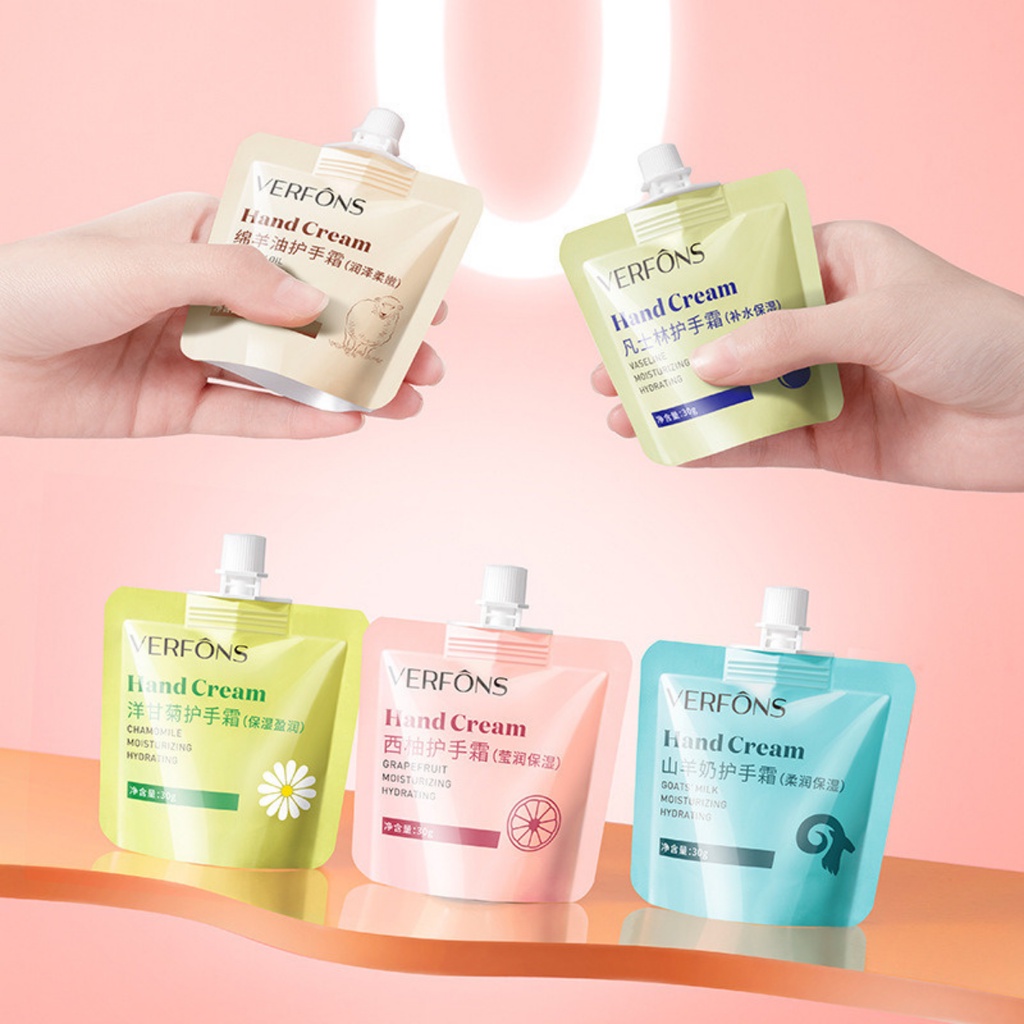 Kem Dưỡng Da Tay VERFÔNS Hand Cream Trắng Da Giảm Nhăn Chống Lão Hóa Nội Địa Trung