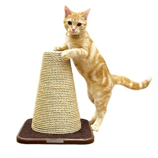Doggyman_Bàn cào - Trụ cào móng cho mèo_hình tam giác giúp mèo mài móng và vui đùa mỗi ngày
