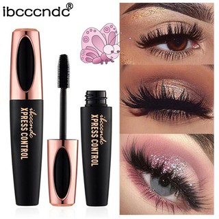 [Hàng mới về] Mascara sợi tơ 4D chuốt mi dài không thấm nước màu đen tự nhiên