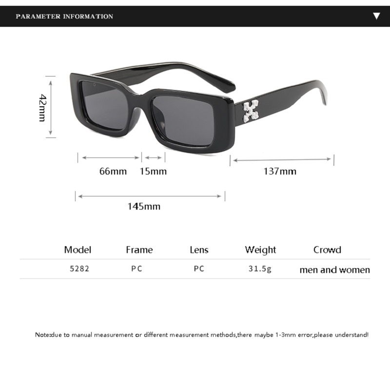 Kính mát gọng vuông nhỏ hình hoa tuyết X phong cách Âu Mỹ cổ điển thời trang cho nữ