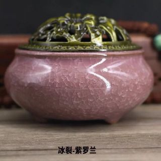 Lư gốm xông trầm - dụng cụ xông trầm
