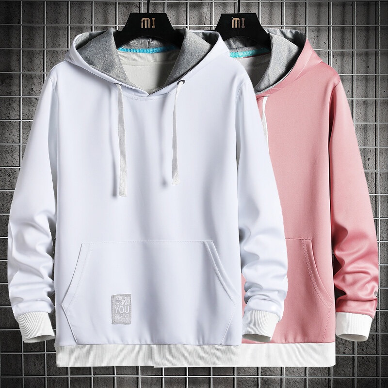 ✇Áo hoodie nam dài tay thời trang Áo hoodie bỏ túi lớn M-4XL