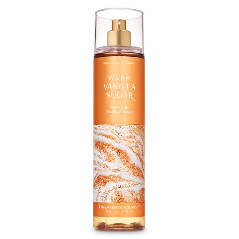 Xịt thơm toàn thân Warm Vanilla Sugar - Bath & Body Works (236ml)