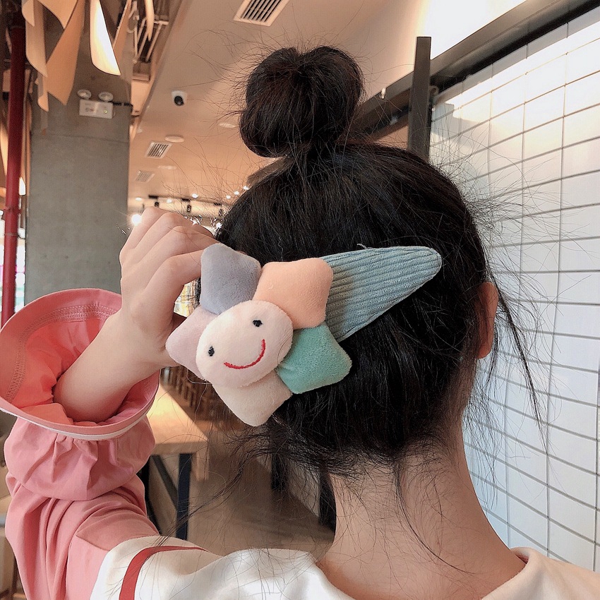 Kẹp tóc hình khủng long/trái cây dễ thương xinh xắn cho nữ