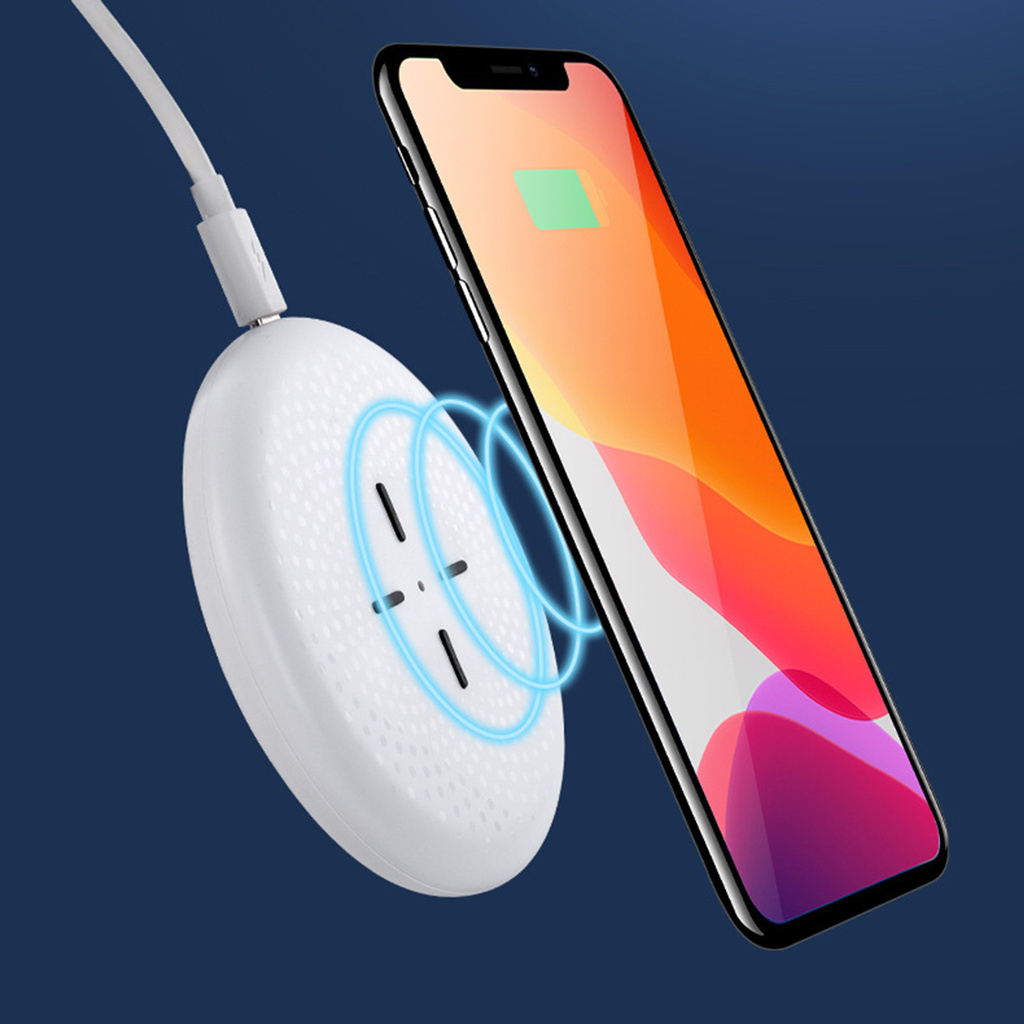 Cốc Sạc Nhanh Không Dây Mini 15w Nhỏ Gọn Tiện Dụng