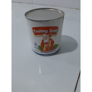 Combo 3 lon sữa đặc có đường Trường Sinh - Lon 380g tặng 1 áo đi mưa dùng 1 lần