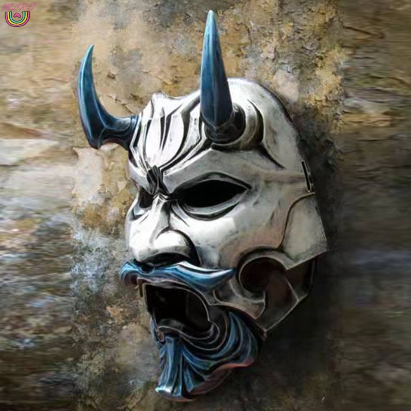 Mặt Nạ Latex Hình Ma Samurai Độc Đáo Dùng Cho Các Bữa Tiệc