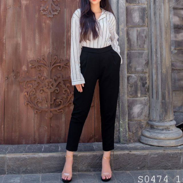 sơ mi kẻ  cổ Vest đơn giản | BigBuy360 - bigbuy360.vn