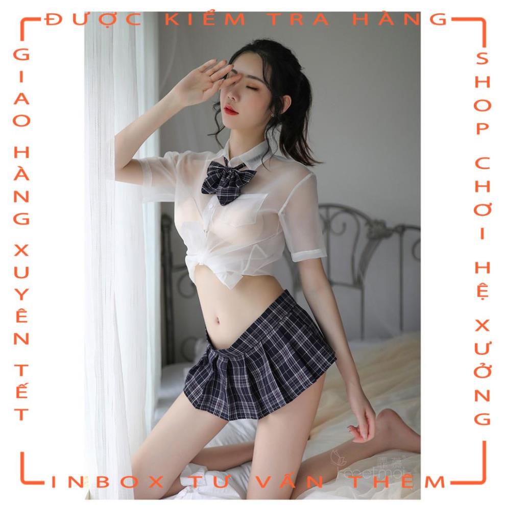 Váy ngủ cosplay nữ sinh xuyên thấu sexy  - hot tiktok | BigBuy360 - bigbuy360.vn
