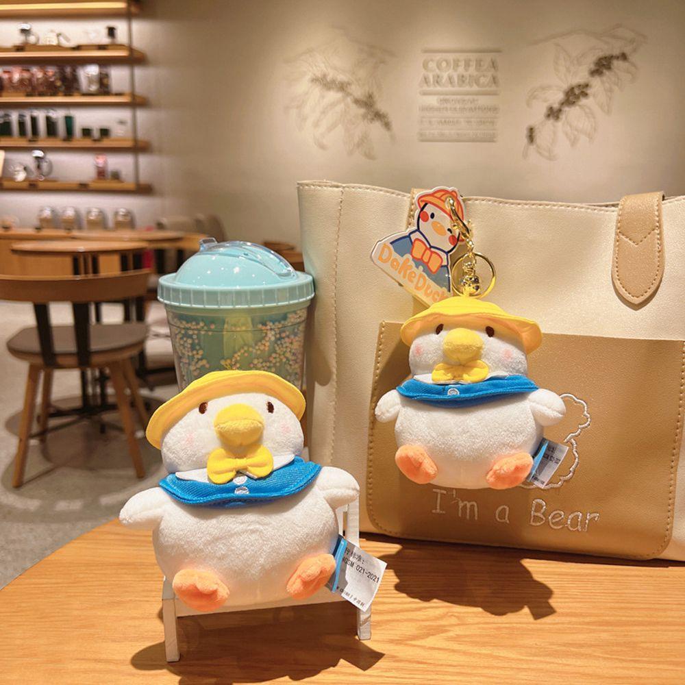 Móc Khóa Hình Vịt Nhồi Bông Xinh Xắn