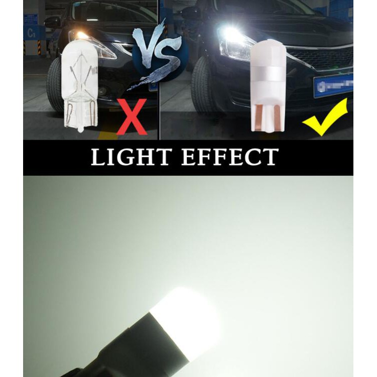 Đèn LED LYMOYO 12-24v T10 W5W 3030 1smd siêu sáng dành cho xe hơi xe tải