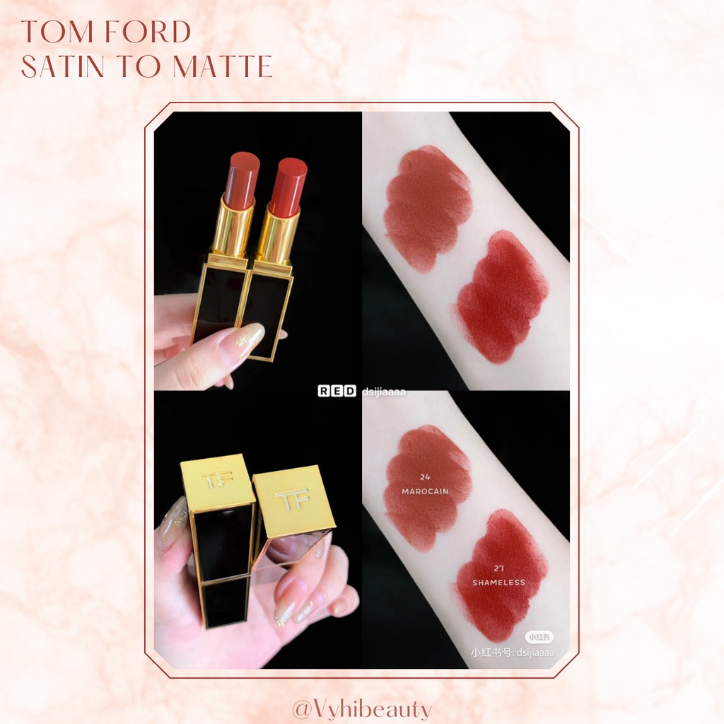 Son thỏi Tom Ford Satin to Matte full size