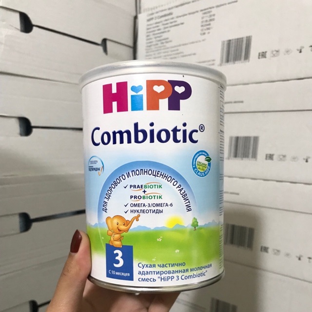 Sữa bột Organic Hipp combiotic 350g đủ số date 2020