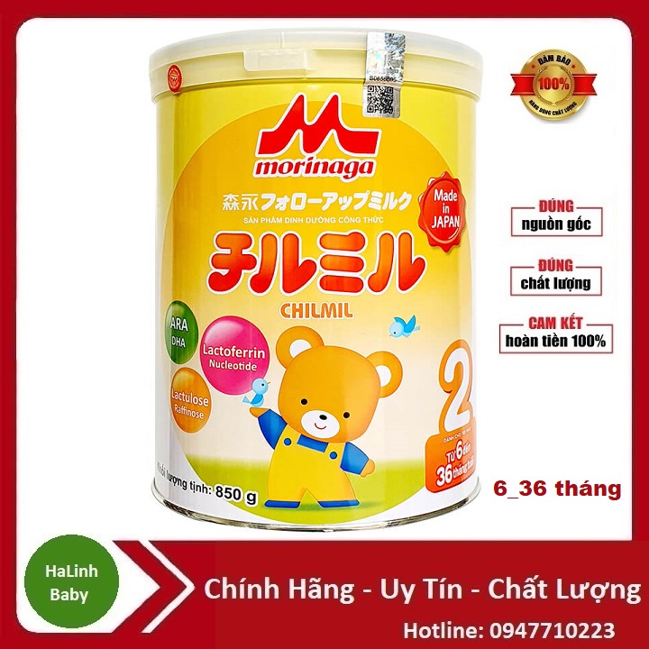 Sữa bột Morinaga Nhập Khẩu số 2 850g ( Date 2023 )