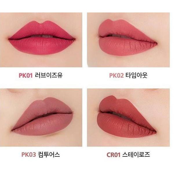 Bộ sưu tập mới nhất. (Hàng chính hãng 100%) Son môi A'PIEU TRUE MATT FLUID / TINT APIEU MATTE chính hãng bền bỉ