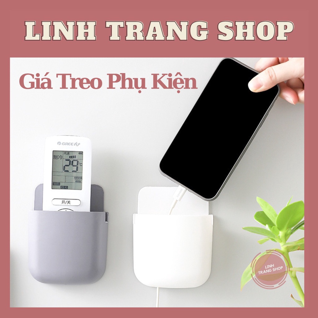 Giá Treo Dán Tường Đựng Phụ Kiện Màu Kute