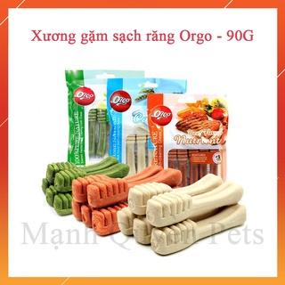 Xương gặm sạch răng Orgo, bổ xung canxi cho chó - 90g