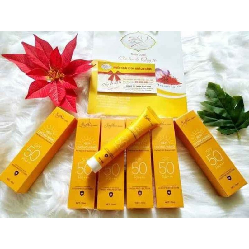 Kem chống nắng Safron nano