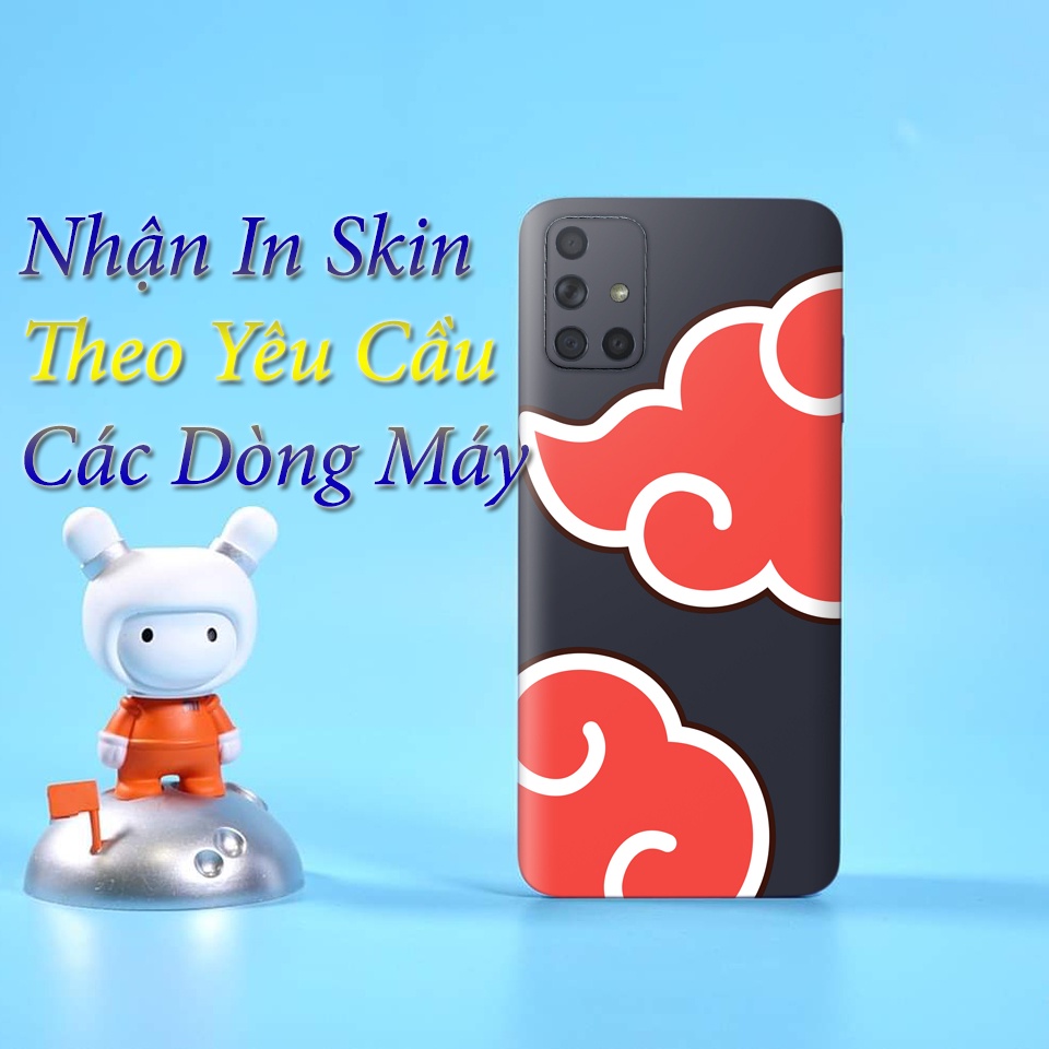 Miếng Dán Skin Điện Thoại In Hình Akatsuki Naruto Cho Iphone 6/ 7/ 8/ X/ XS/ 11/ 11 Pro Max Và Các Dòng Máy Android