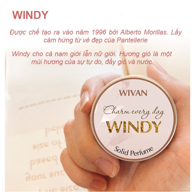 Nước Hoa Khô Dạng Sáp Hộp Bỏ Túi Mini  Nhiều Mùi Hương Wivan | BigBuy360 - bigbuy360.vn