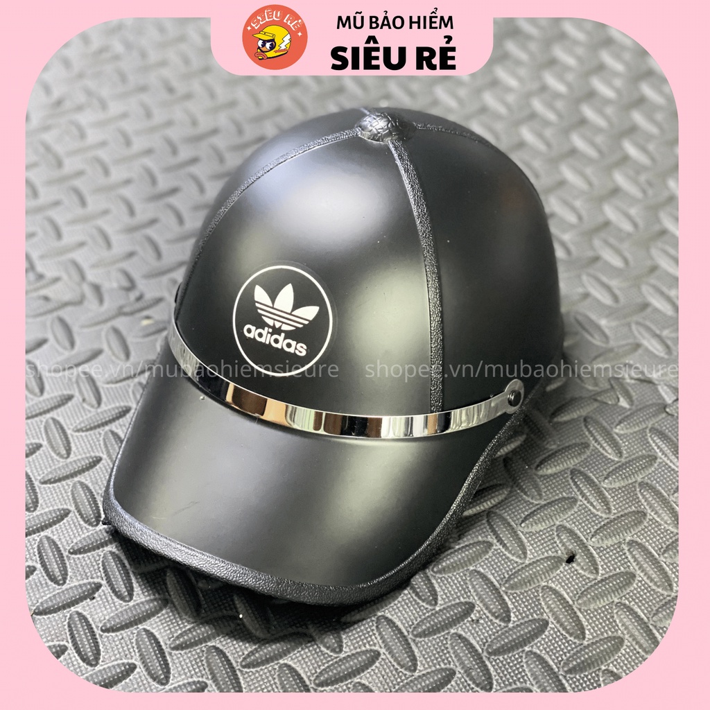 Nón bảo hiểm lưỡi trai Adias cao cấp và cá tính dành cho nam và nữ, Mũ bảo hiểm kết đa dạng màu sắc đẹp xuất sắc