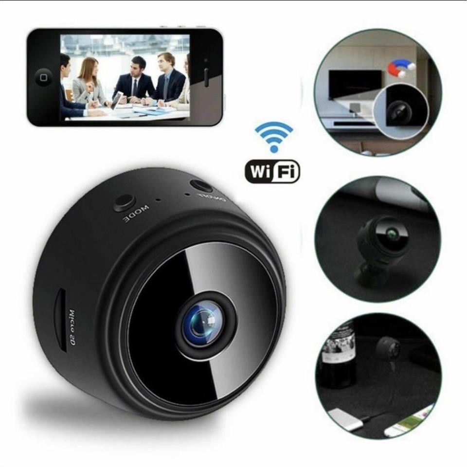 (Có Pin) Camera A9 Pro Giám sát Wifi Không Dây HD 1080P Camera An Ninh IP HỒNG NGOẠI Nhìn Đêm